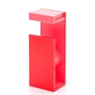 Dispenser magnetico per nastri da 15 mm, bicolore rosso e rosa
