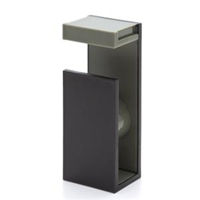 Dispenser magnetico per nastri da 15 mm, bicolore nero e oliva