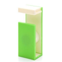 Dispenser magnetico per nastri da 15 mm, bicolore verde e avorio